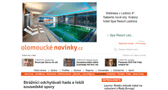 Desktop Screenshot of olomouckenovinky.cz